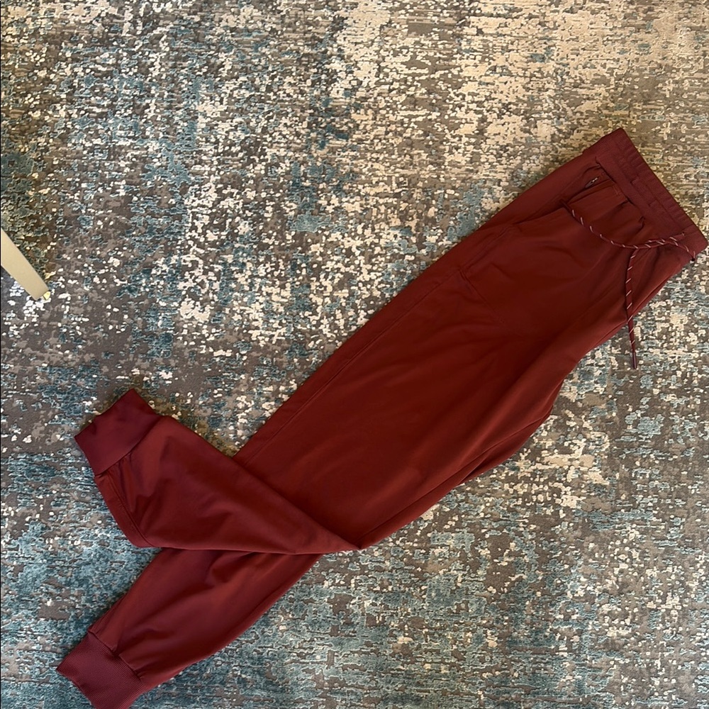 Zella, A Nordstrom Brand Live In Pocket Joggers in Burgandy Port Size S - Picture 5 of 10